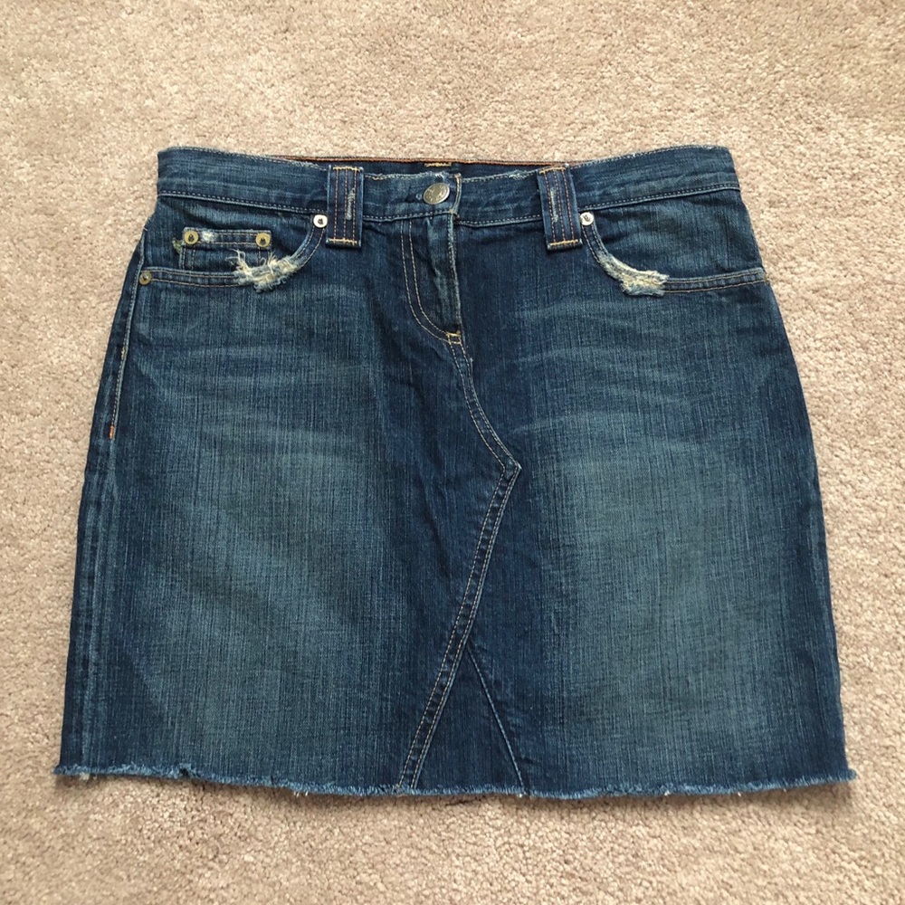 J. Crew denim skirt